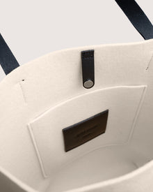 Holiday Hana Merino Wool Tote | White