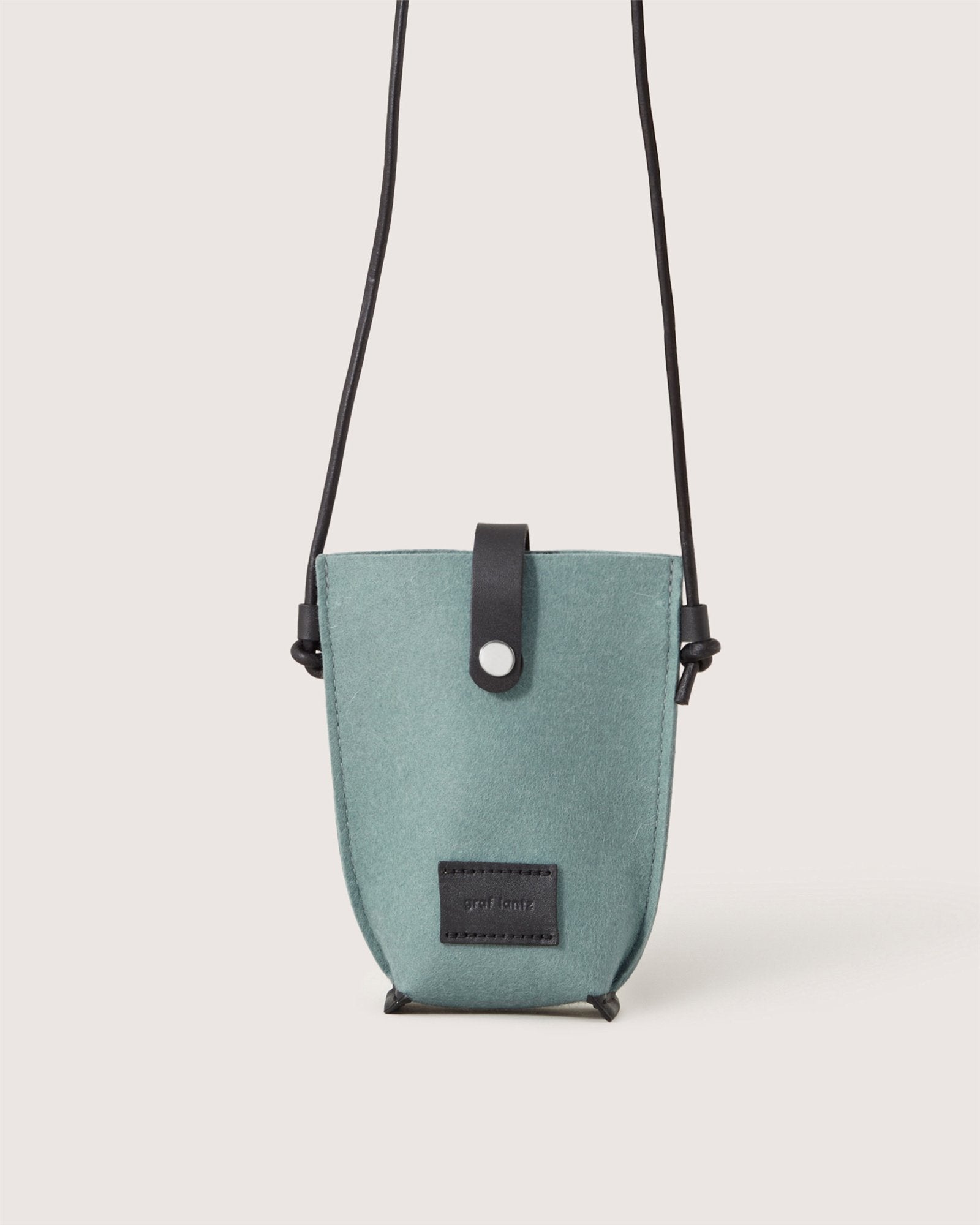 Hana Merino Wool Phone Crossbody | Spruce