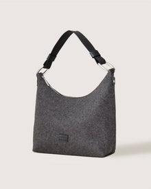 Hana Merino Wool Hobo Bag | Charcoal