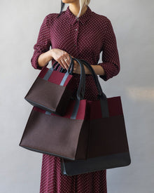 Jaunt Merino Wool Crossbody | Espresso x Burgundy