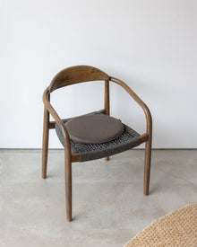 Zabuton Merino Wool Round Seat Cushion | Tobacco