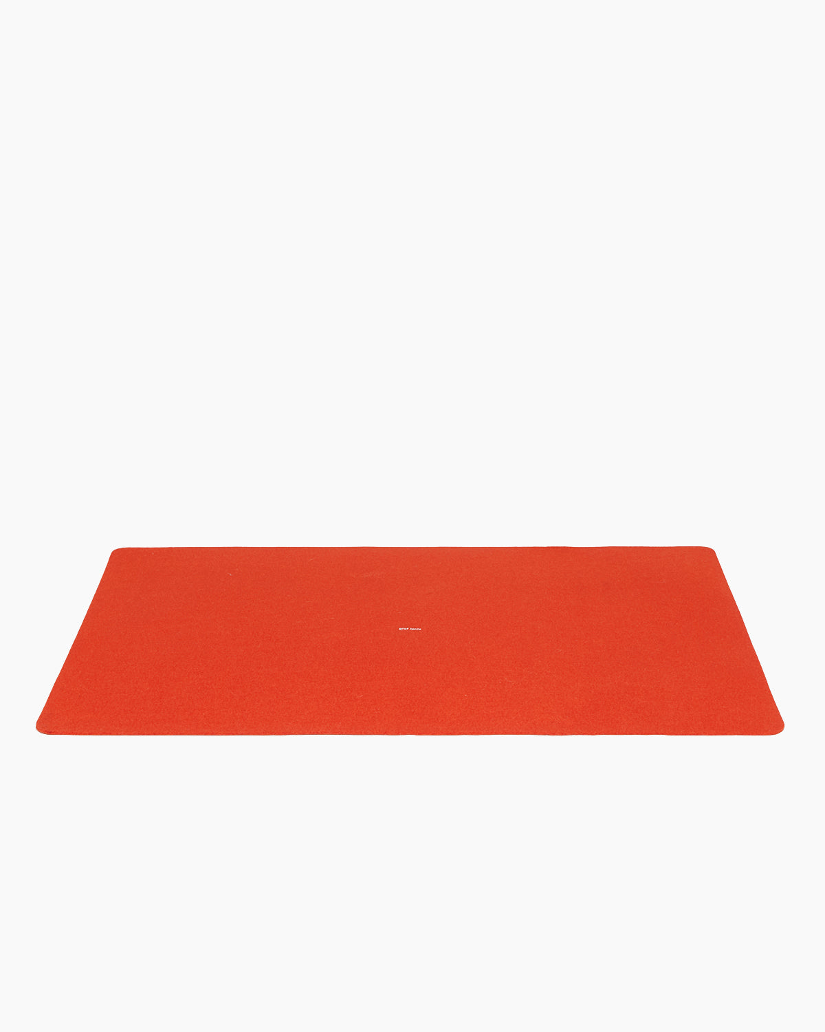 Large | Mosen Merino Wool Desk Pad | Orange