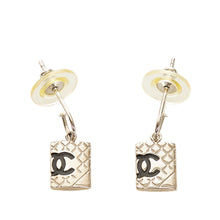 Chanel Pre-Owned Cambon Ligne Pushback Earrings | Women | Silver x Black