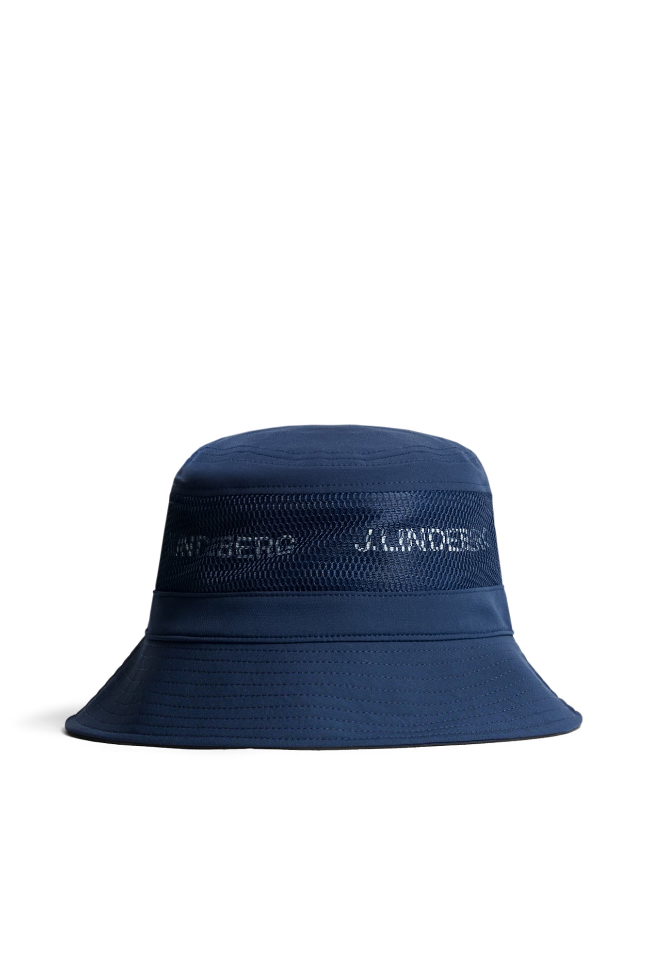 Denver Stripe Bucket Hat in JL Navy by J.Lindeberg