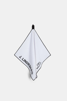 JL Towel in White by J.Lindeberg
