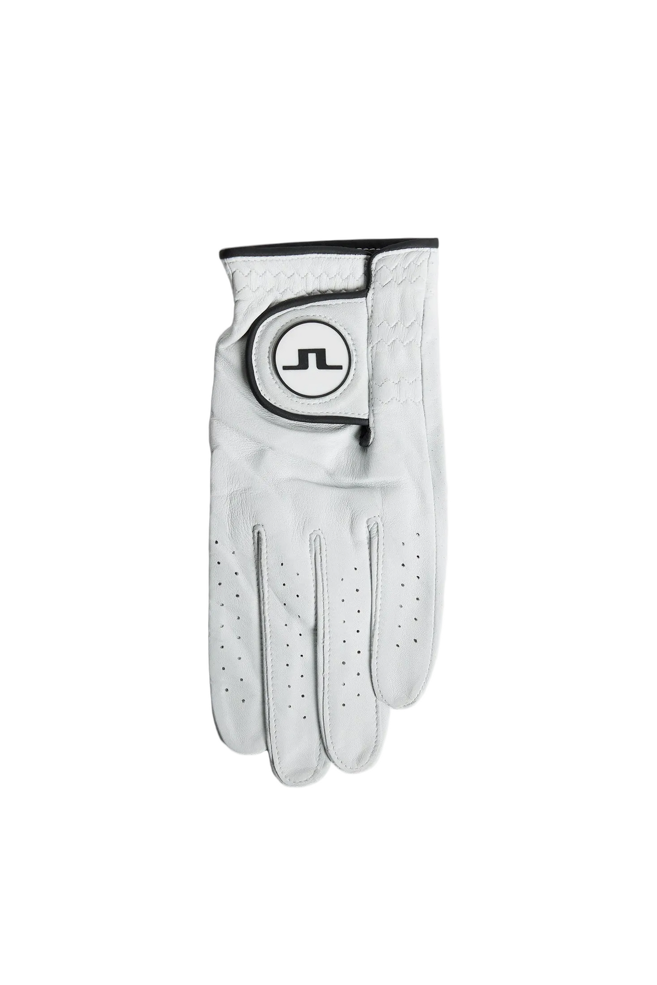 Men | Ron Leather Golf Glove | White