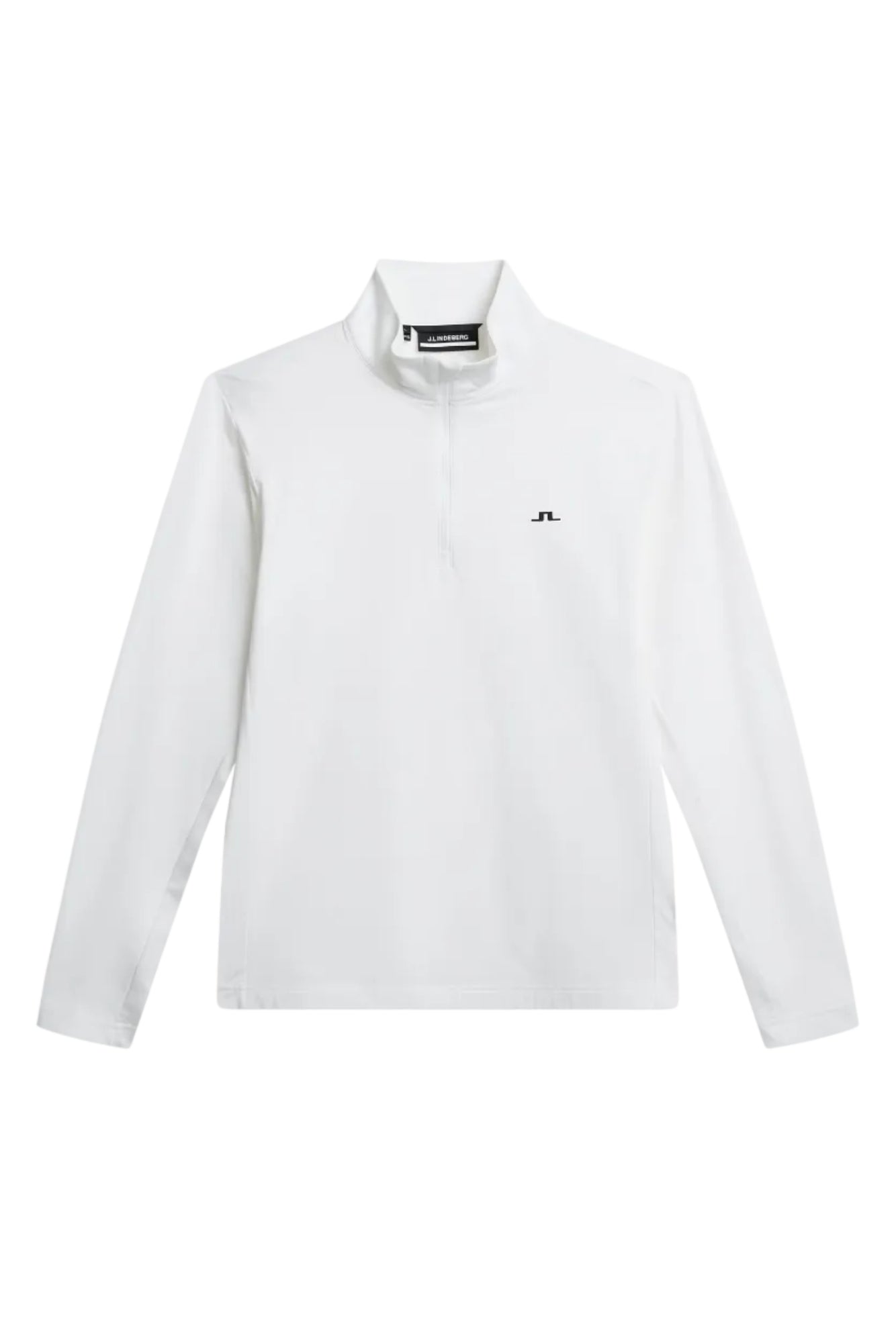 Luke Quarter Zip Mid Layer in White by J.Lindeberg