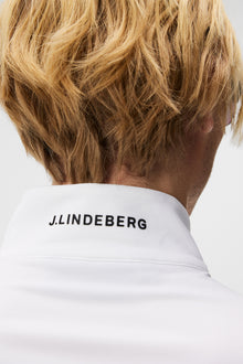 Men | Luke Quarter Zip Mid Layer | White (V1)