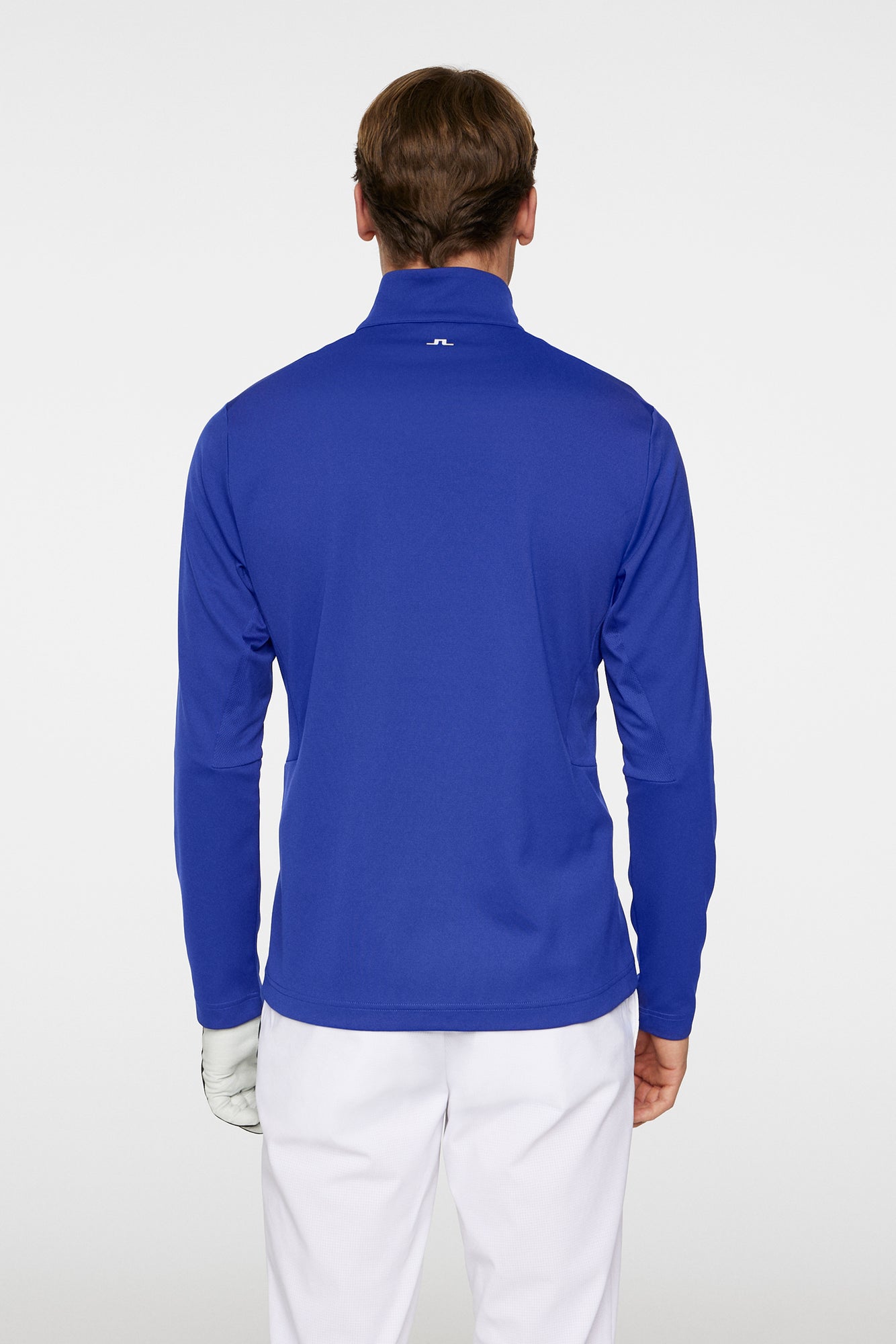 Men | Leon Quarter Zip Mid Layer | Clematis Blue