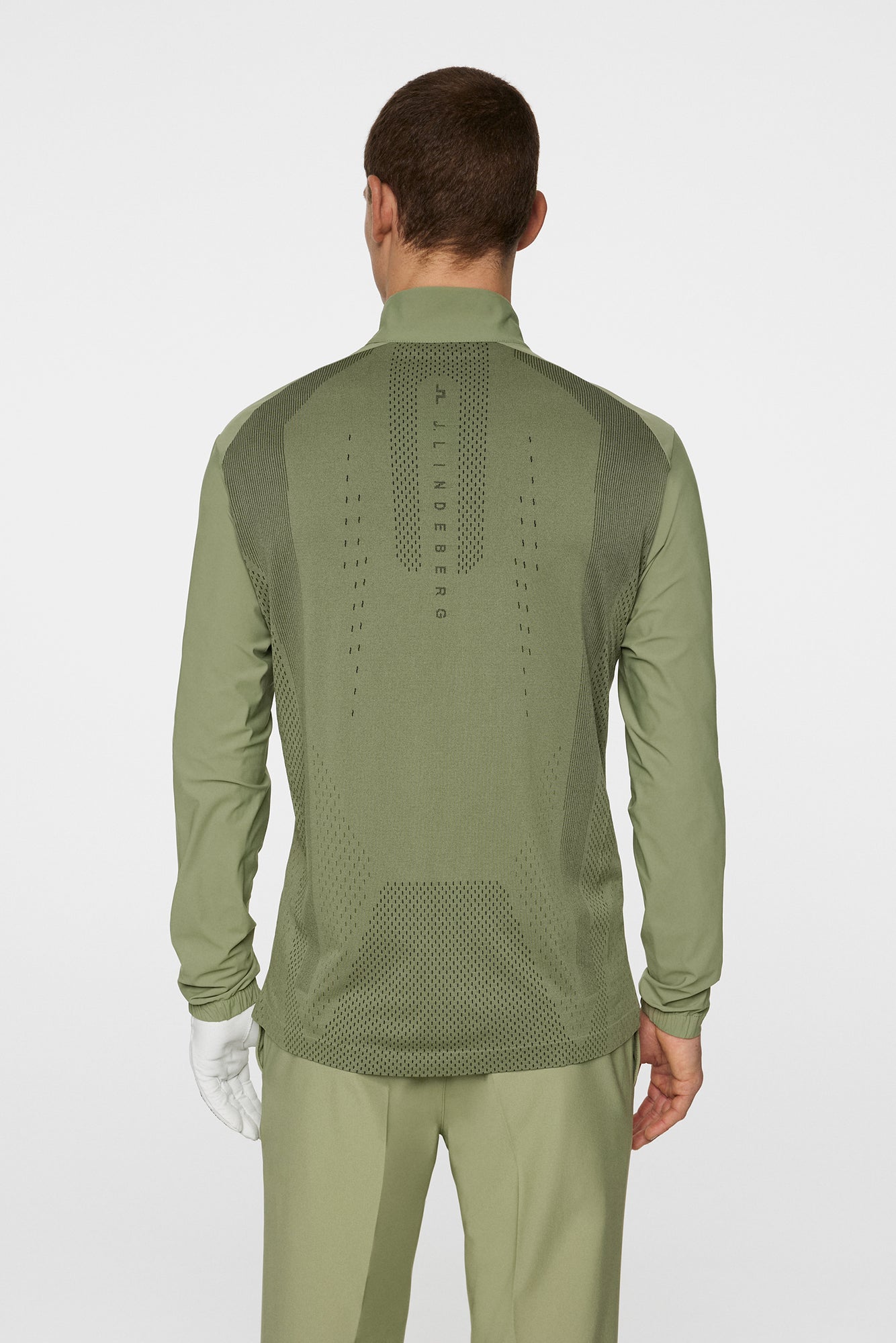 Men | Ollie Tech Mid Layer | Oil Green