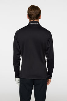 Men | Aerial Quarter Zip Mid Layer | Black