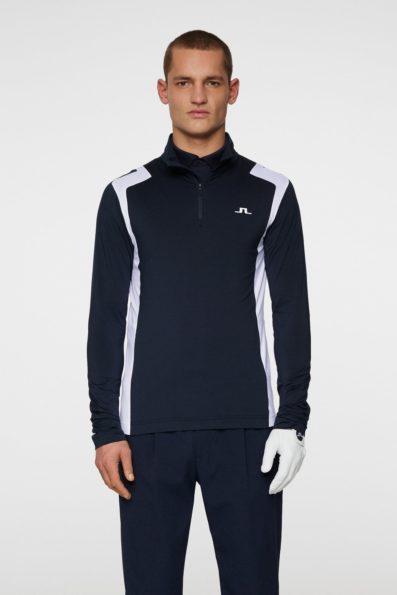 Men | Lukas Quarter Zip Mid Layer | JL Navy