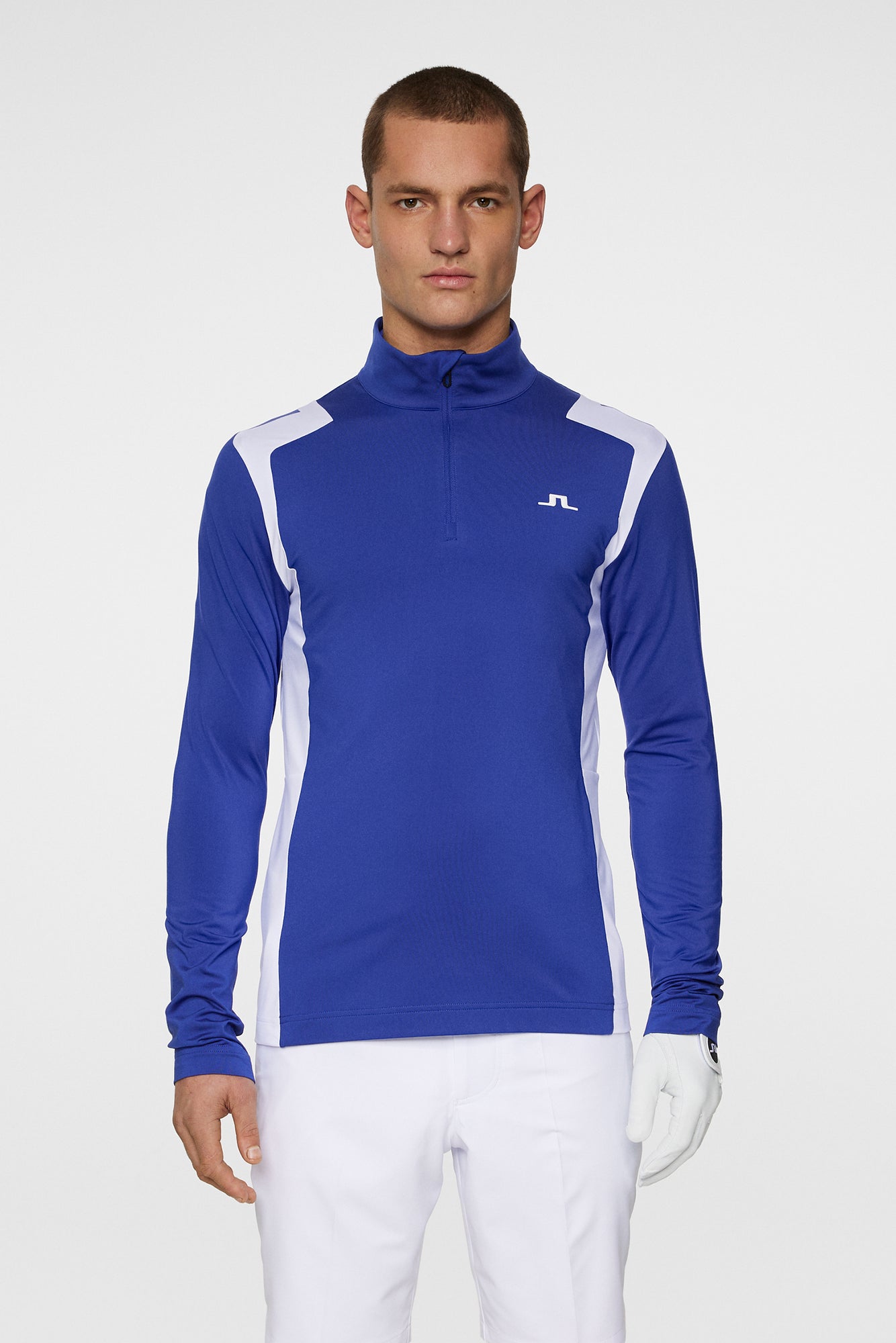 Men | Lukas Quarter Zip Mid Layer | Clematis Blue