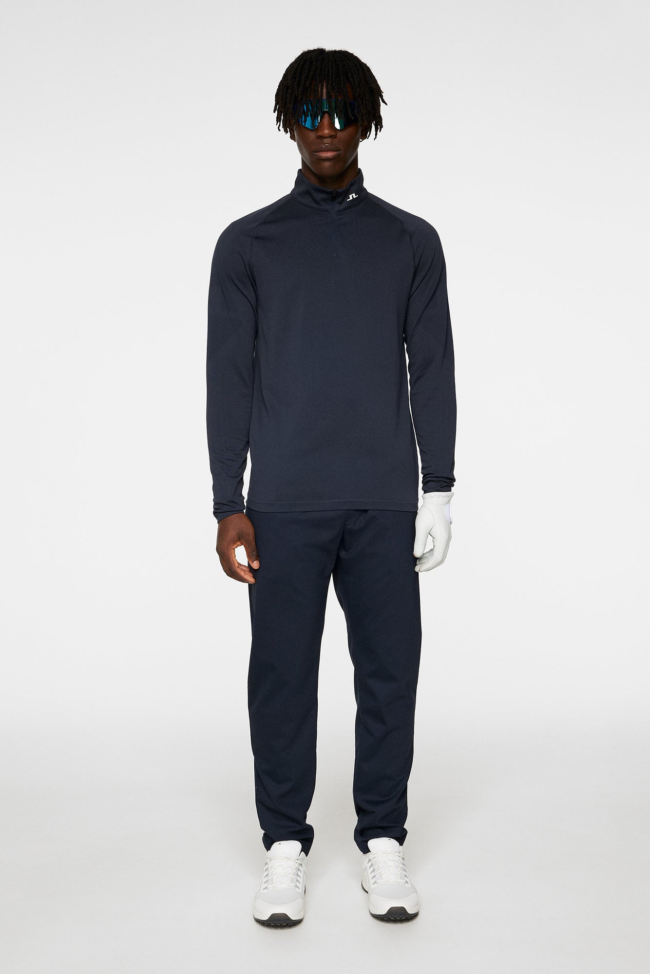Men | Fay Seamless Mid Layer | JL Navy