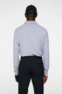 Men | Florian LS Polo | Medium Grey Melange
