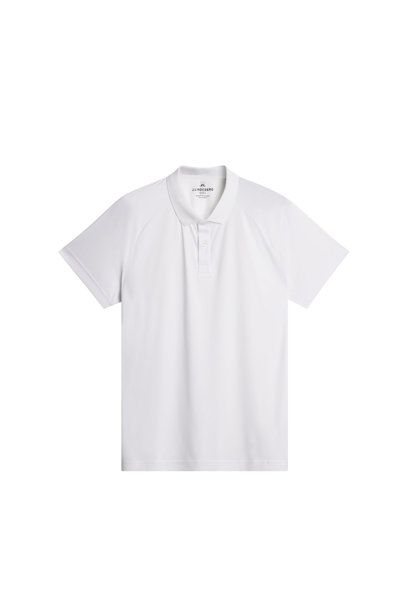Sola Regular Fit Polo in White by J.Lindeberg