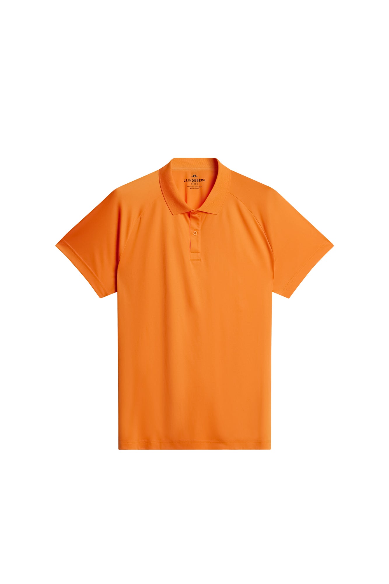 Sola Regular Fit Polo in Persimmon Orange by J.Lindeberg