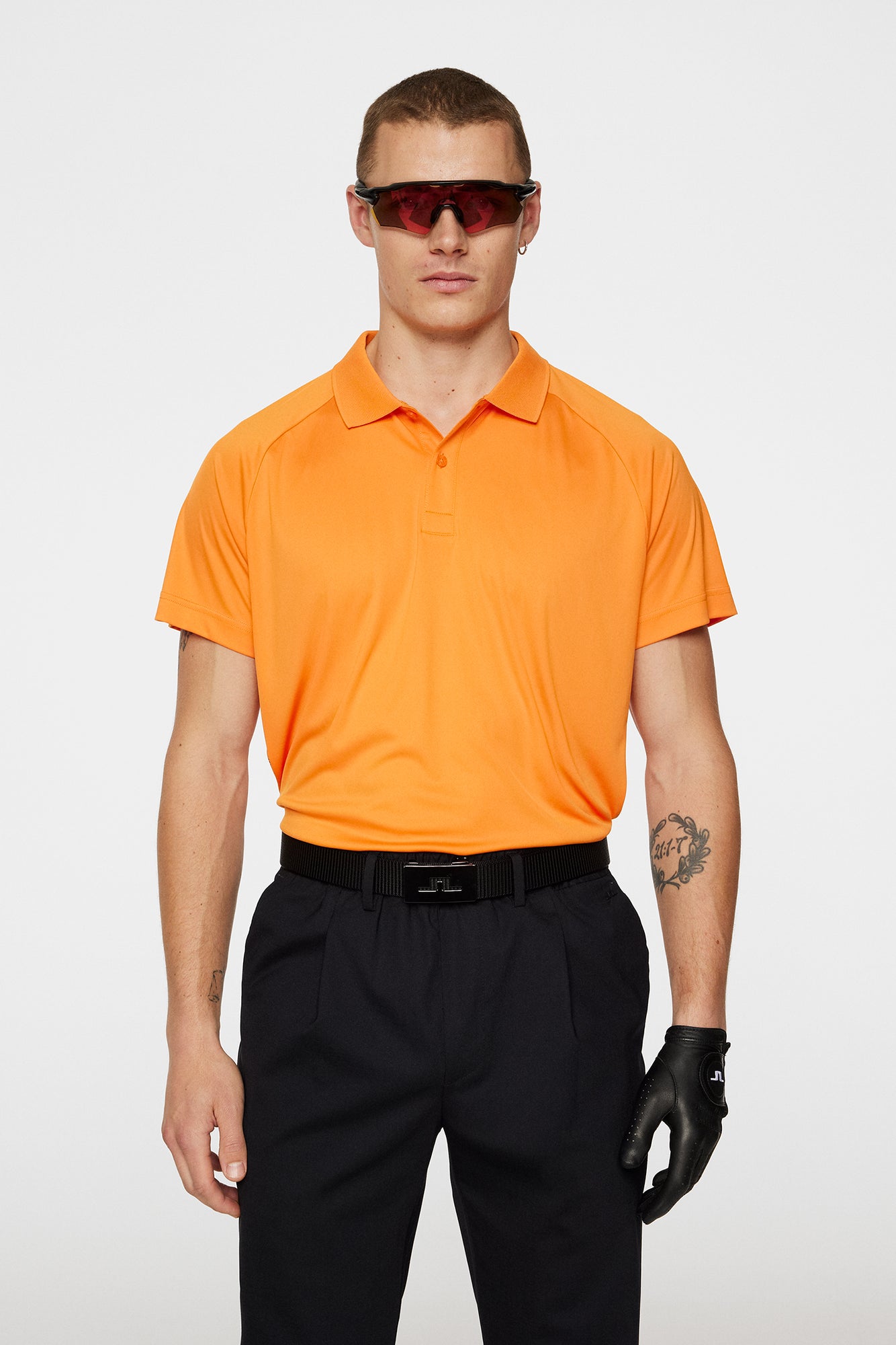 Men | Sola Regular Fit Polo | Persimmon Orange