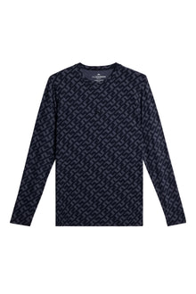 Thor Long Sleeve Printed in Bias Bridge Navy by J.Lindeberg