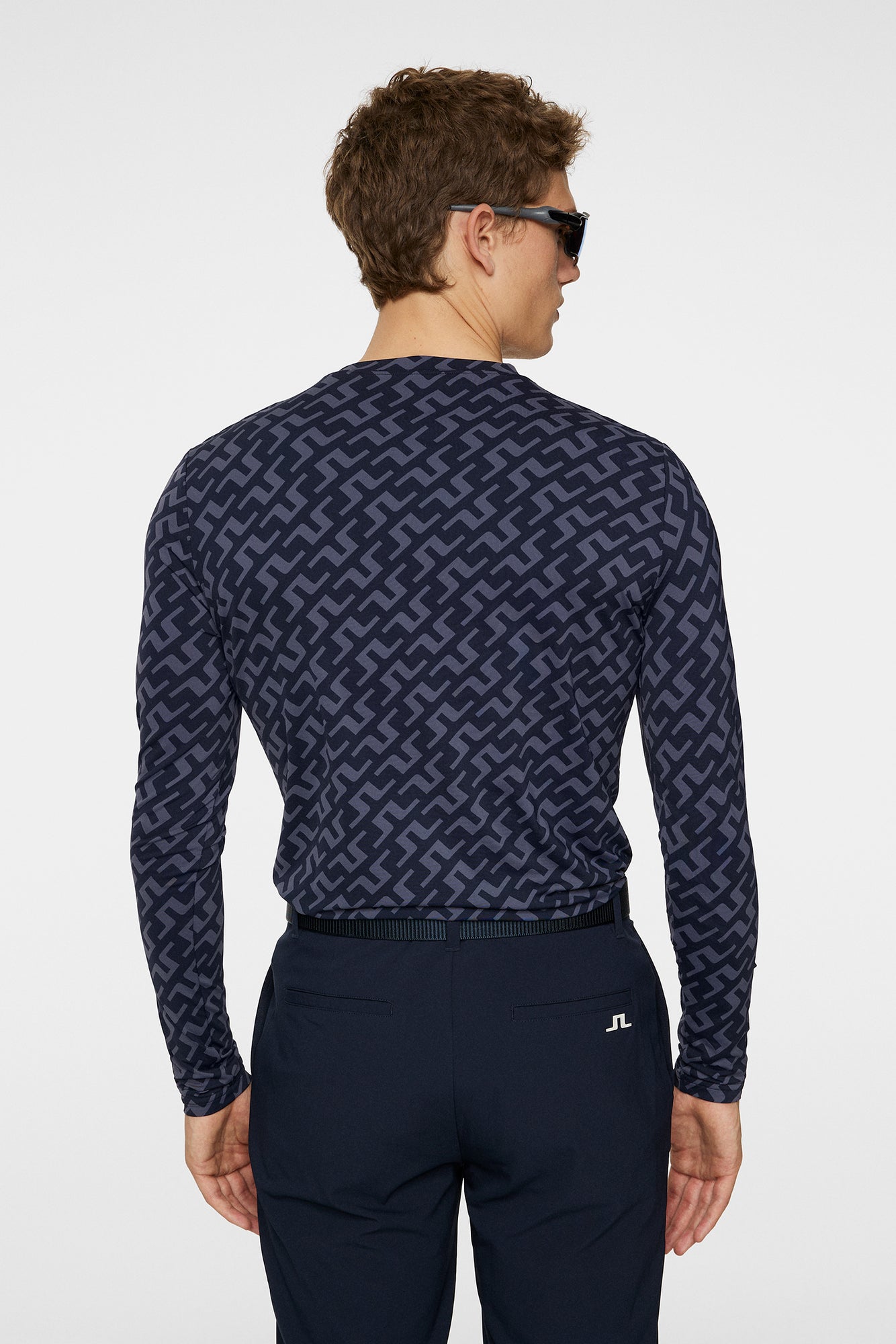 Men | Thor Long Sleeve Printed | Bias Bridge Navy
