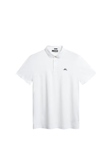 Wince Reg Fit Polo in White by J.Lindeberg