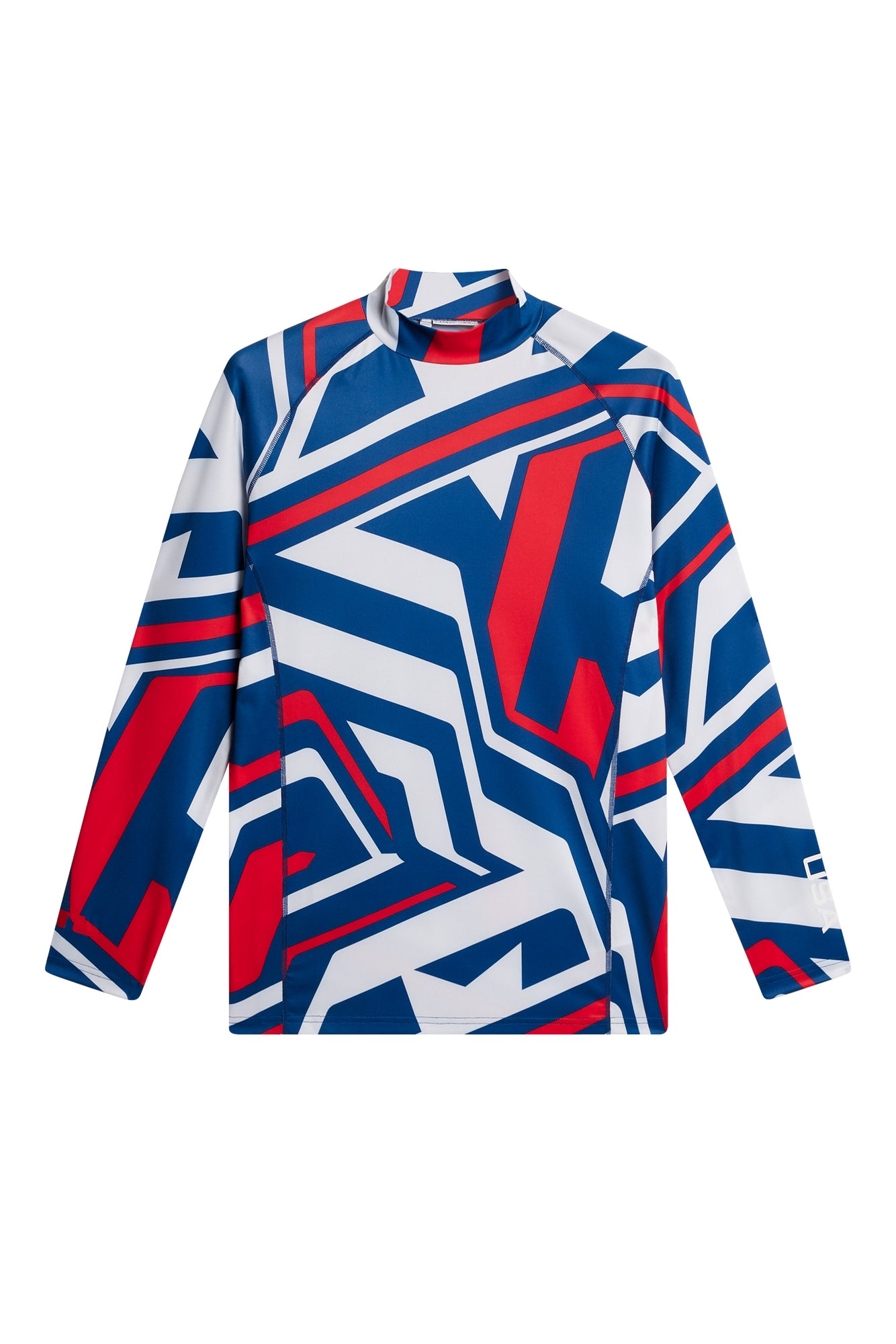 Rene print Baselayer in US Golf Red by J.Lindeberg