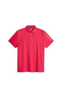 Tour Tech Slim Fit Polo in Azalea by J.Lindeberg