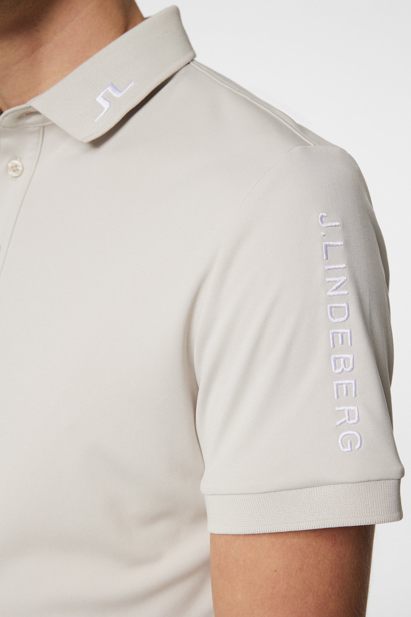 Men | Tour Tech Slim Fit Polo | Moonbeam