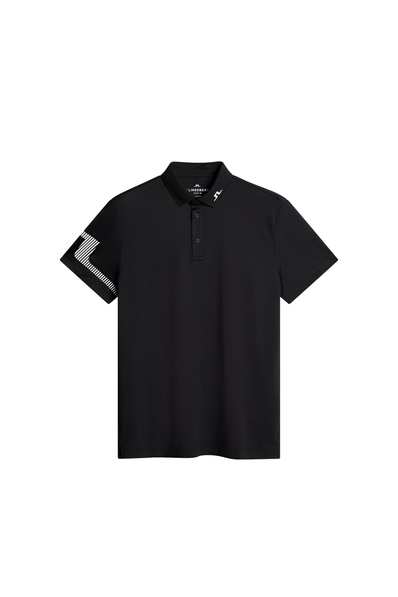 Heath Strike Polo in Black by J.Lindeberg