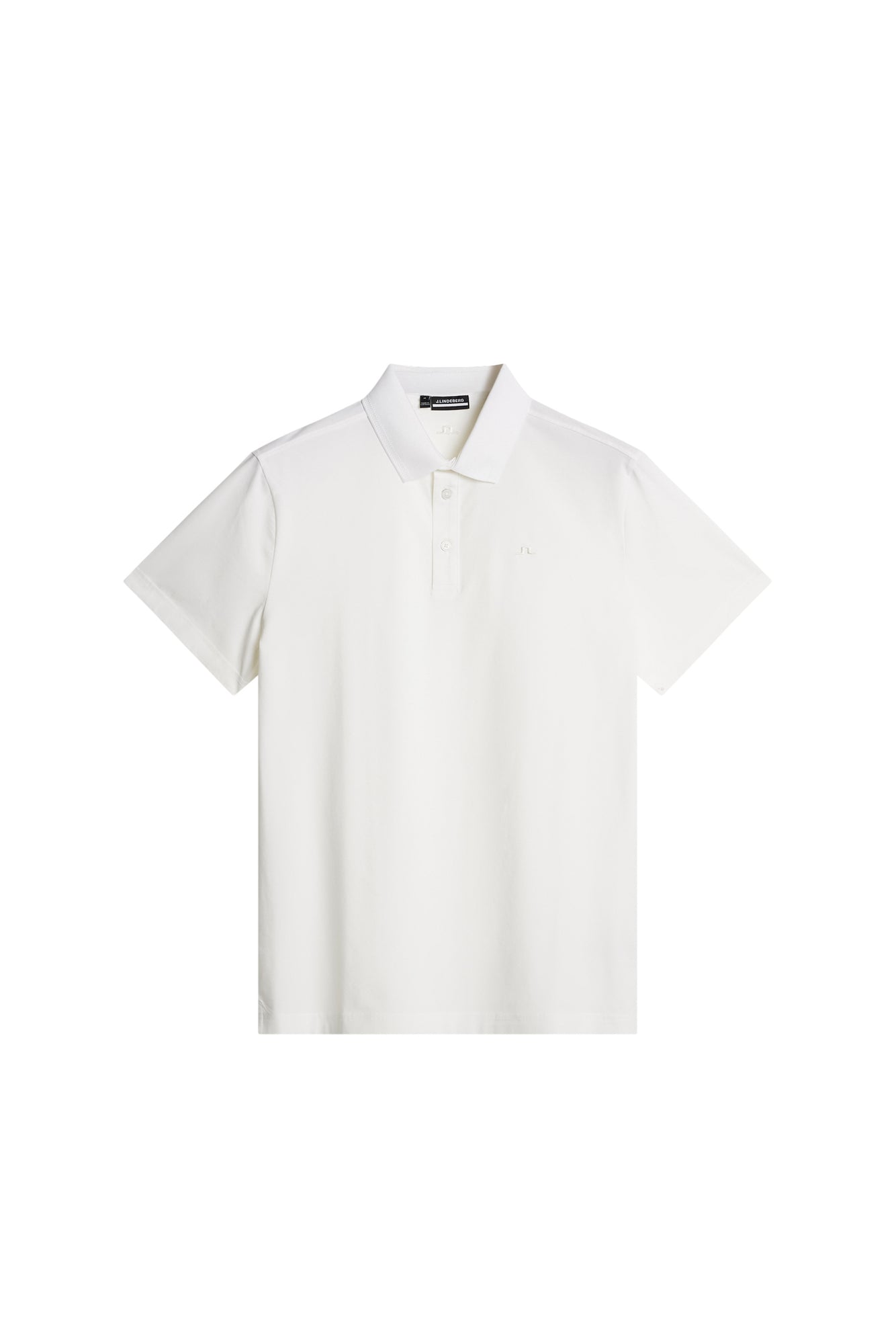 Bridger Polo in White by J.Lindeberg