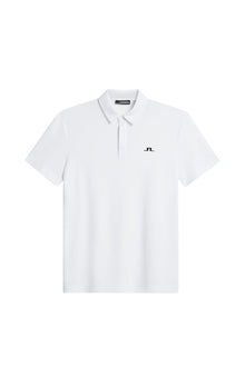 Peat Polo in White by J.Lindeberg