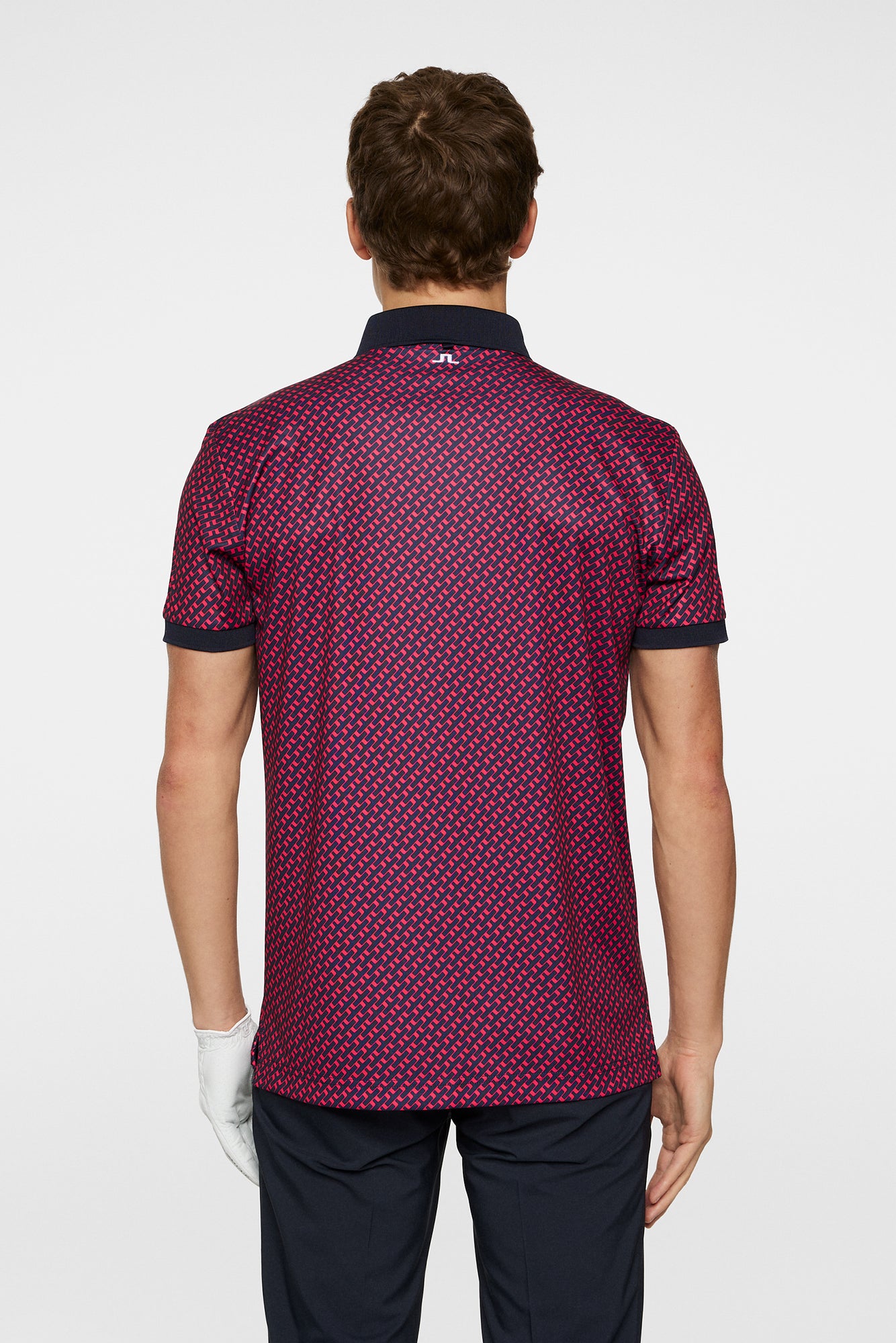 Men | Tour Tech Print Polo | Tour Geo Navy S