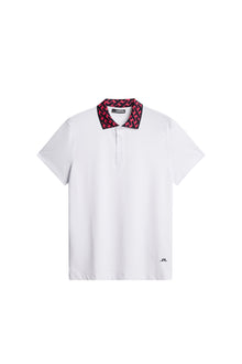 Karter Polo in White by J.Lindeberg
