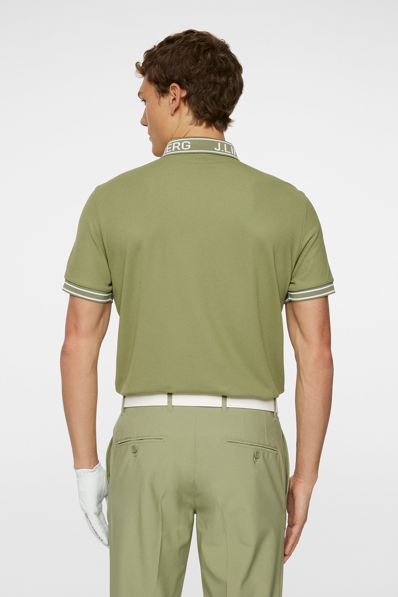 Men | Austin Polo | Oil Green