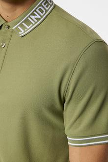 Men | Austin Polo | Oil Green