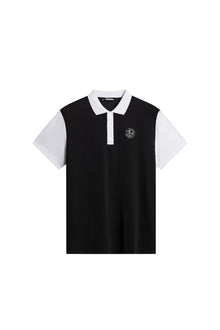 Club House Loose Fit Polo in Black by J.Lindeberg