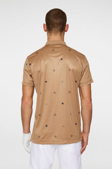 Men | Club House Motif Polo | Golf Micro Tigers Eye S