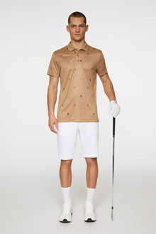 Men | Club House Motif Polo | Golf Micro Tigers Eye S