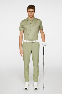 Men | Club House Motif Polo | Golf Micro Olive S