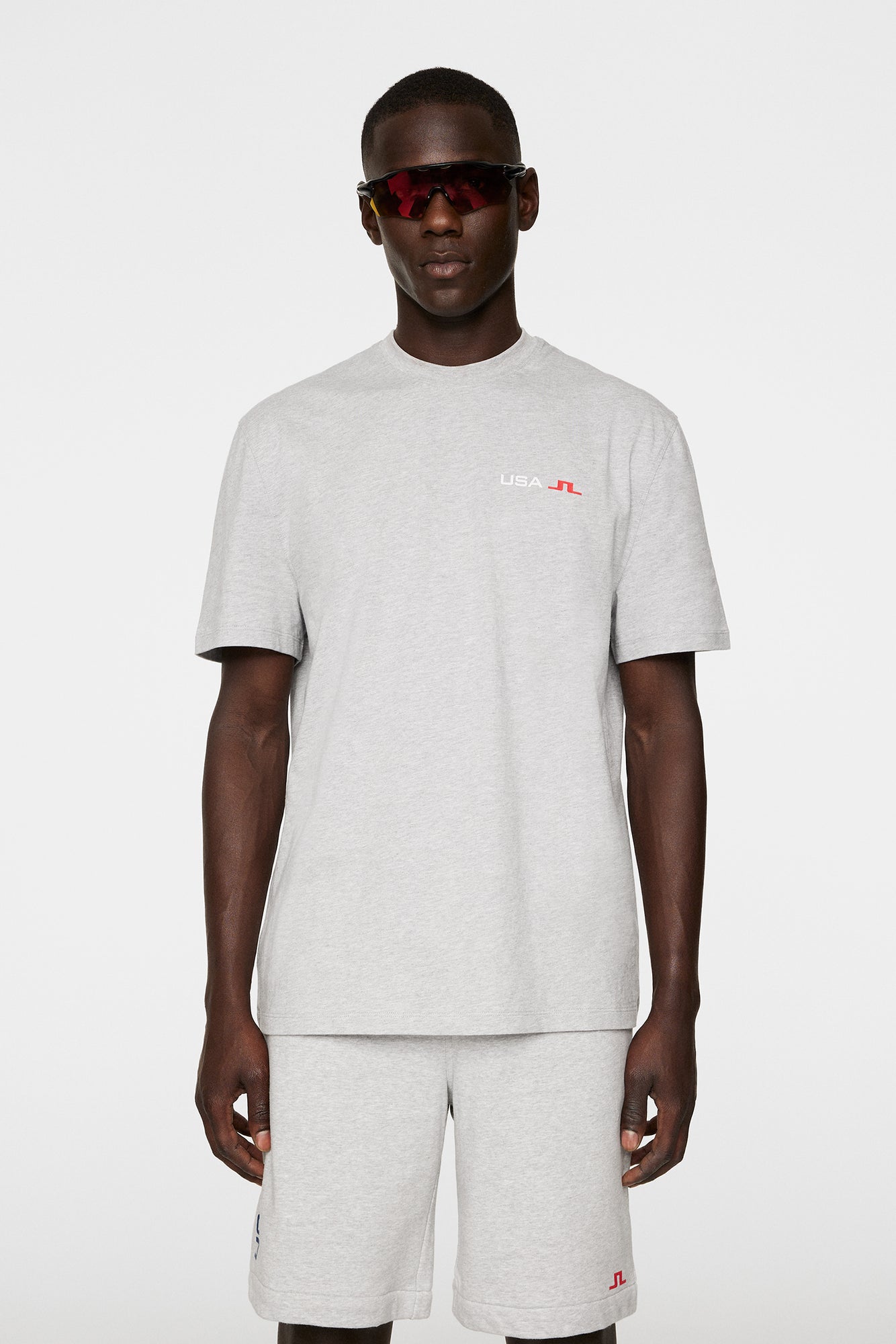 Men | Elie Unisex T-Shirt | Light Grey Melange