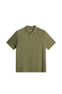Sanny Seamless Polo in Oil Green by J.Lindeberg