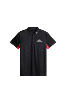Dario Tour Golf Polo in Masters 25 Black by J.Lindeberg