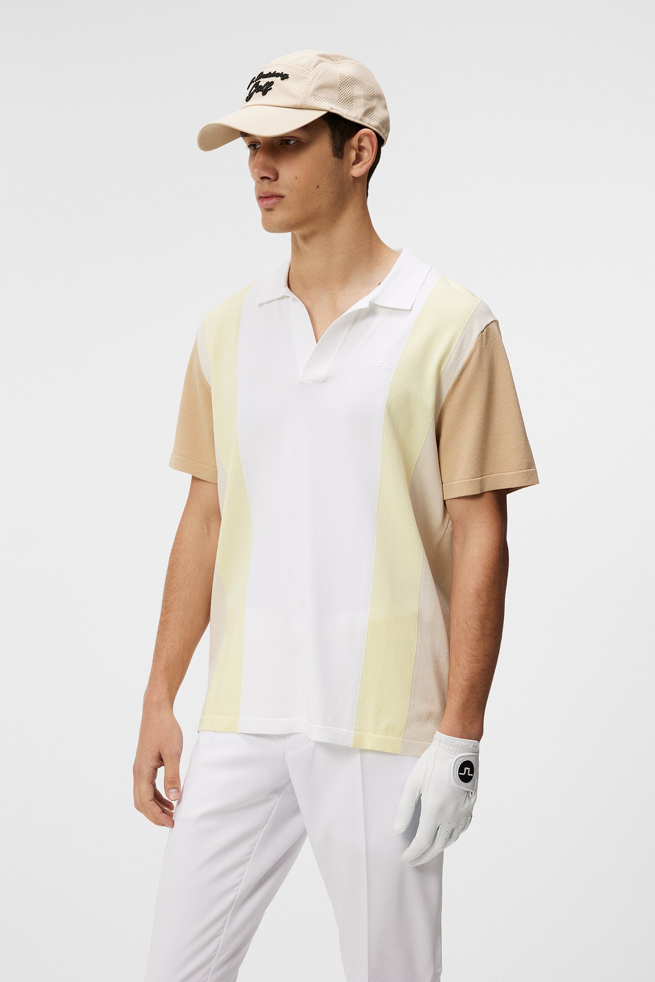 Men | Learco Knitted Shirt | Safari Beige