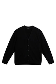 Lucas Knitted Cardigan in Black by J.Lindeberg