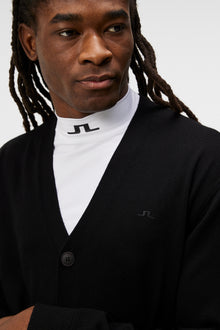 Men | Lucas Knitted Cardigan | Black (V1)