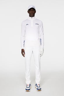 Men | Nathaniel Half Zip Sweater | White