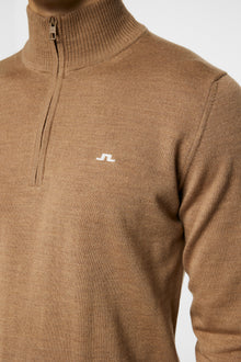 Men | Kian Zipped Sweater | Tigers Eye