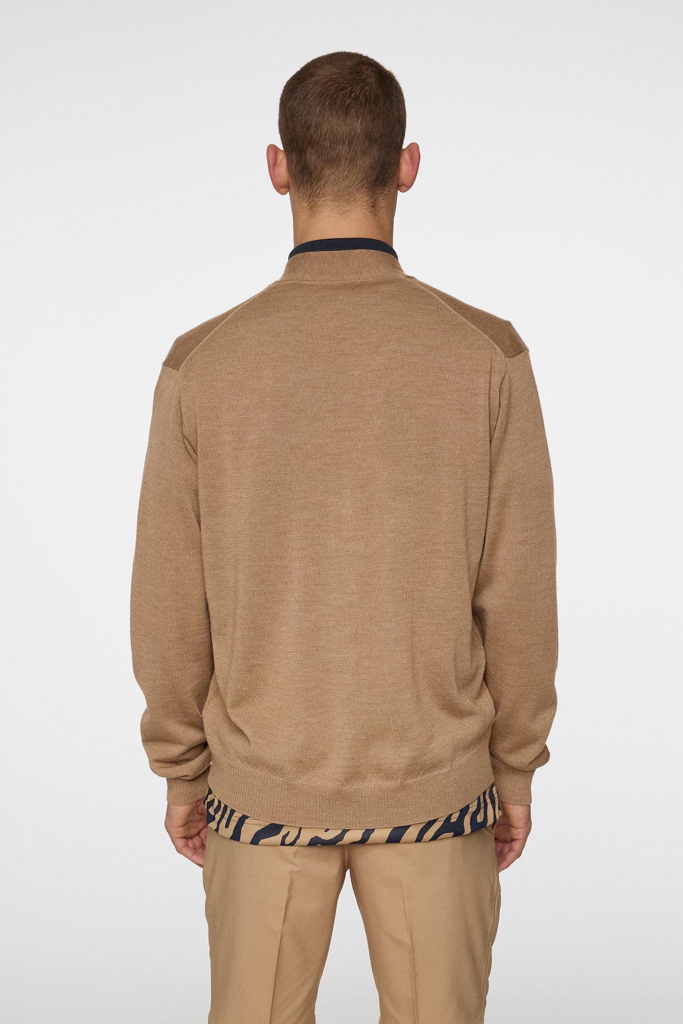 Men | Lucas Knitted Cardigan | Tigers Eye