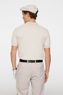Men | Martin Knit Polo | Moonbeam