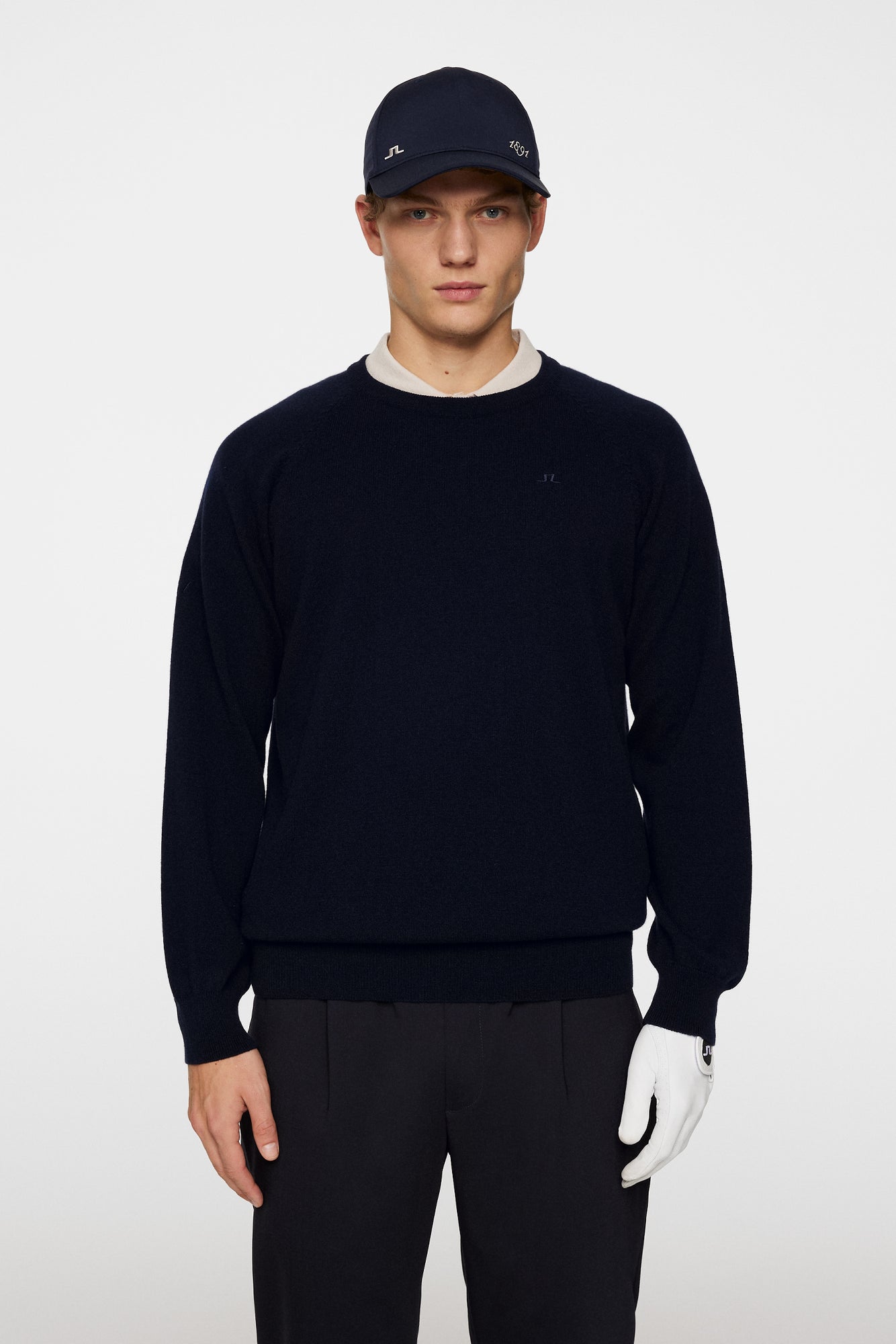 Men | Gary Cashmere Sweater | JL Navy